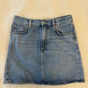Denim Blue Skirt